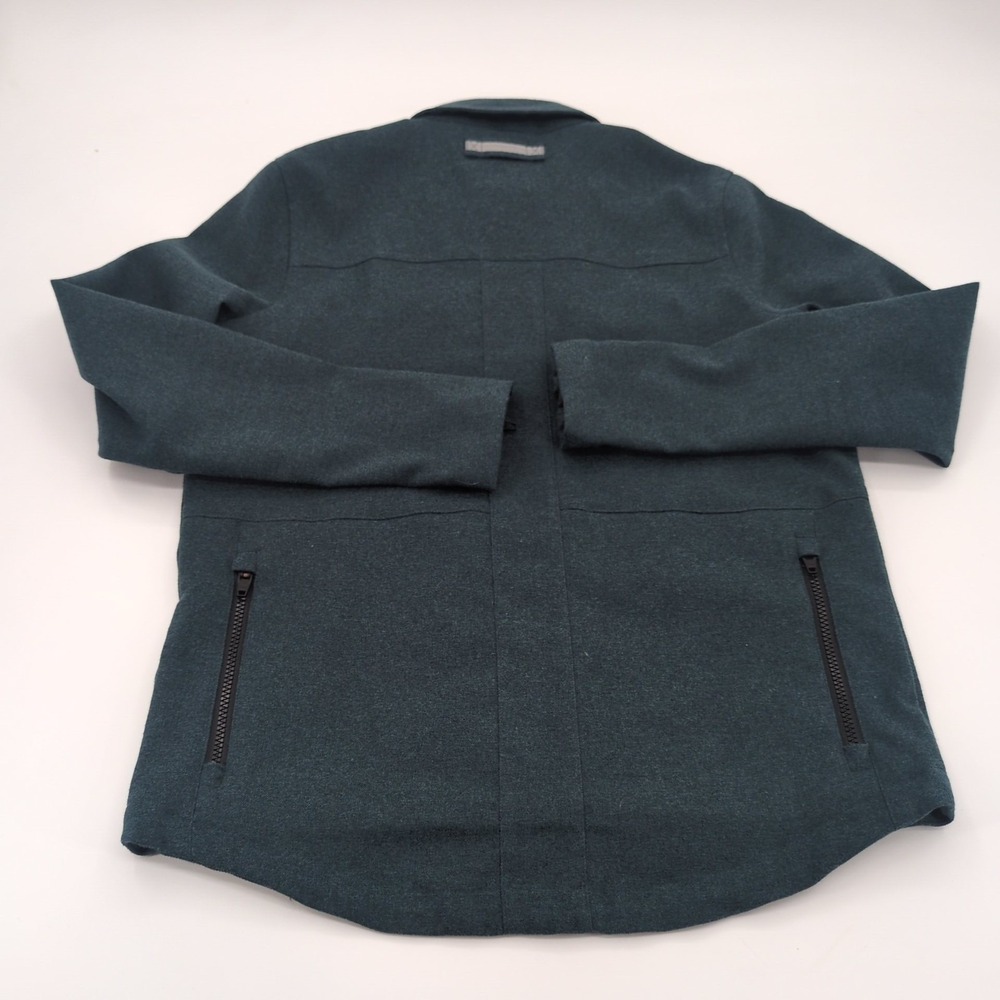 Chrome Industries Ike Windshirt Jacket Men's Size S Blue Full Zip Shacket EUC - Picture 2 of 9